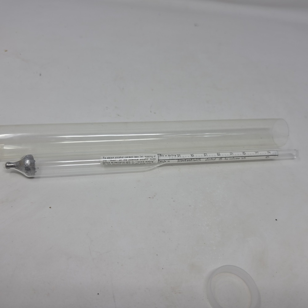 HYDROMETER BRIX SCALE % SUGAR 0 to 35 degrees  WORT
